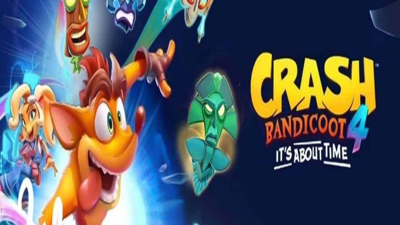 Crash Bandicoot Game em foco
